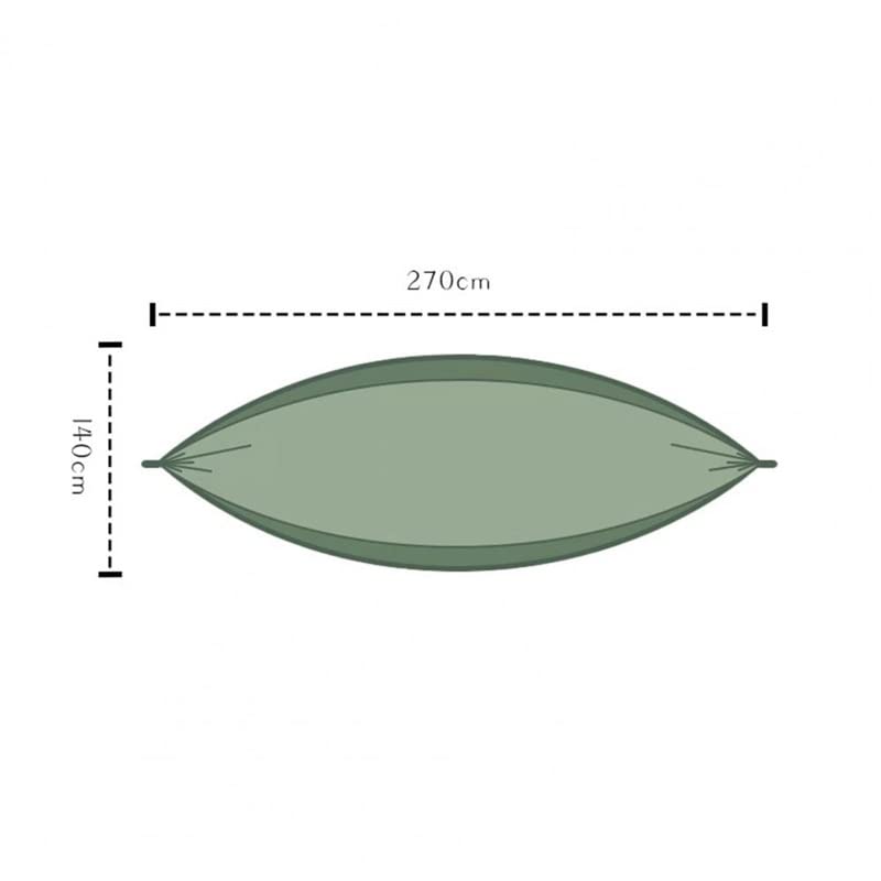 Extra-Large Anti-Rollover Portable Camping Hammock