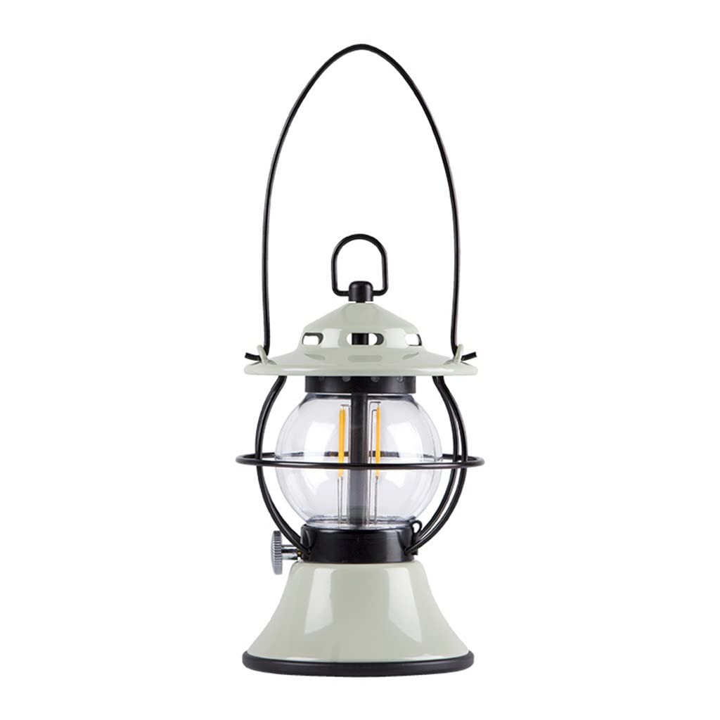 Rechargeable Retro LED Camping Lantern with 200H Runtime