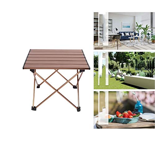 Lightweight Aluminum Folding Camping Table with Carry Bag