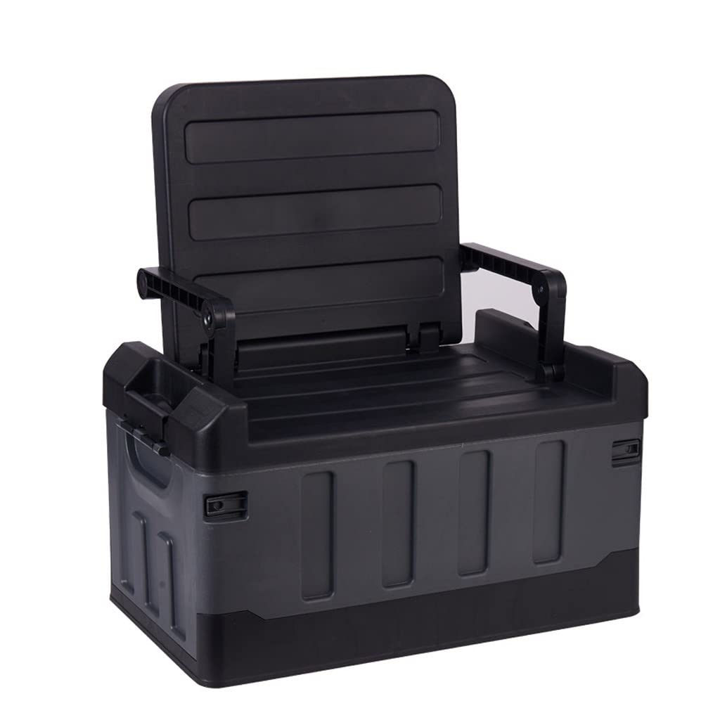 Car Trunk Organizer with Built-In Chair for Camping