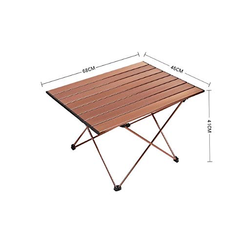 Lightweight Aluminum Folding Camping Table with Carry Bag