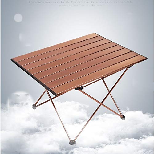 Lightweight Aluminum Folding Camping Table with Carry Bag