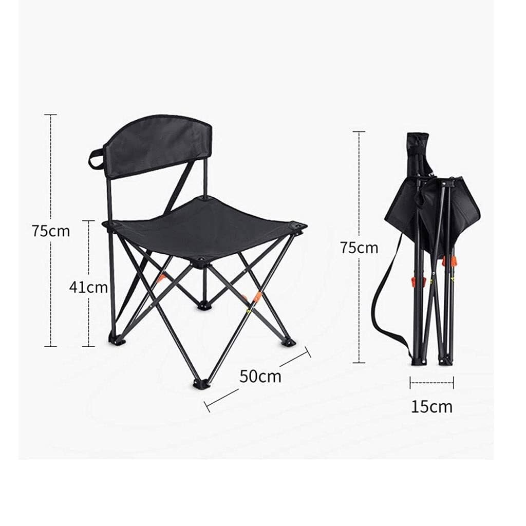 Portable Folding Camping Stool with Oxford Cloth Seat