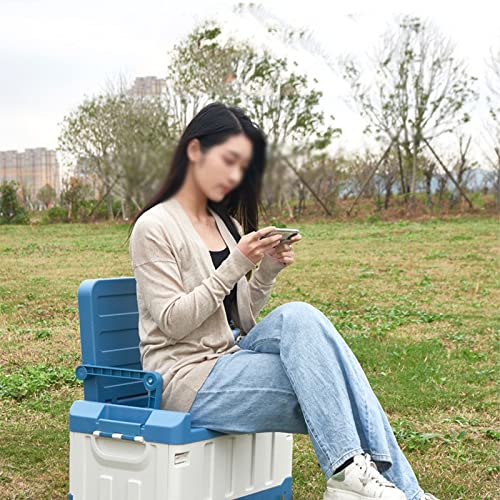 Car Trunk Organizer with Built-In Chair for Camping