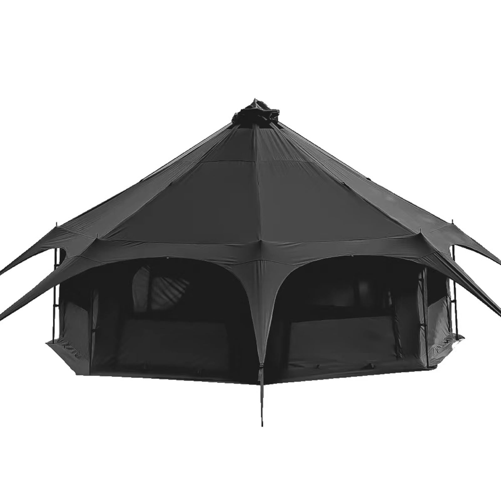 Large Cotton Teepee Glamping Tent for 8–10 People