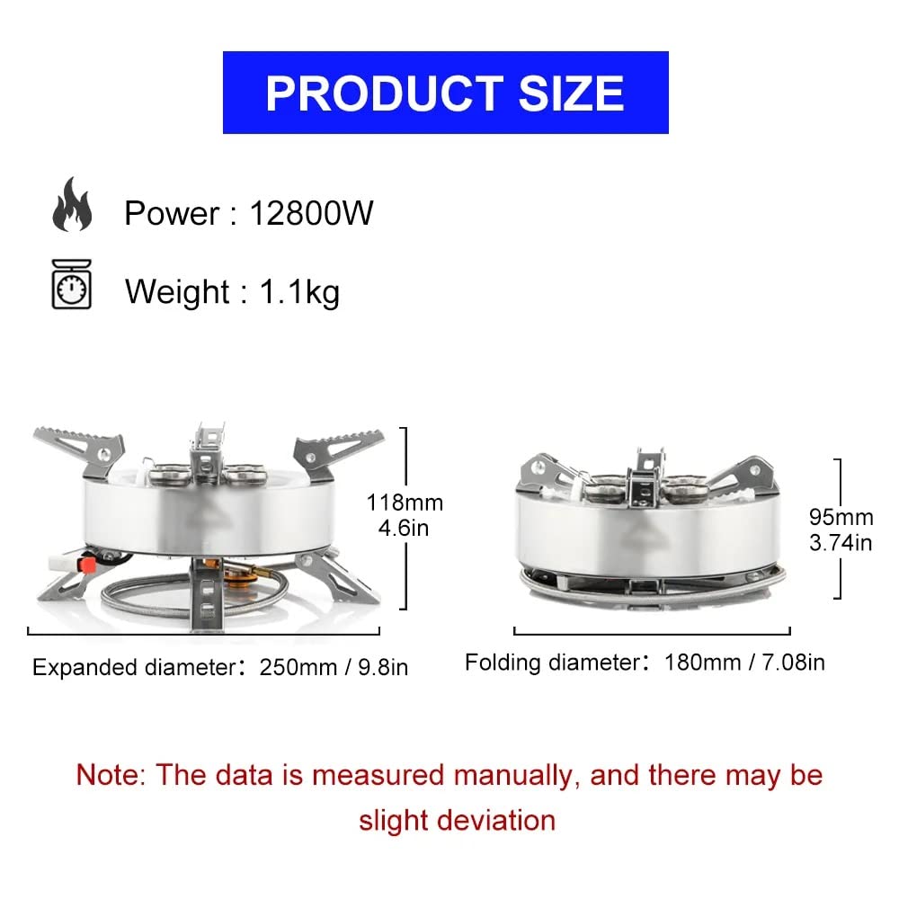 Portable High-Power Camping Gas Stove