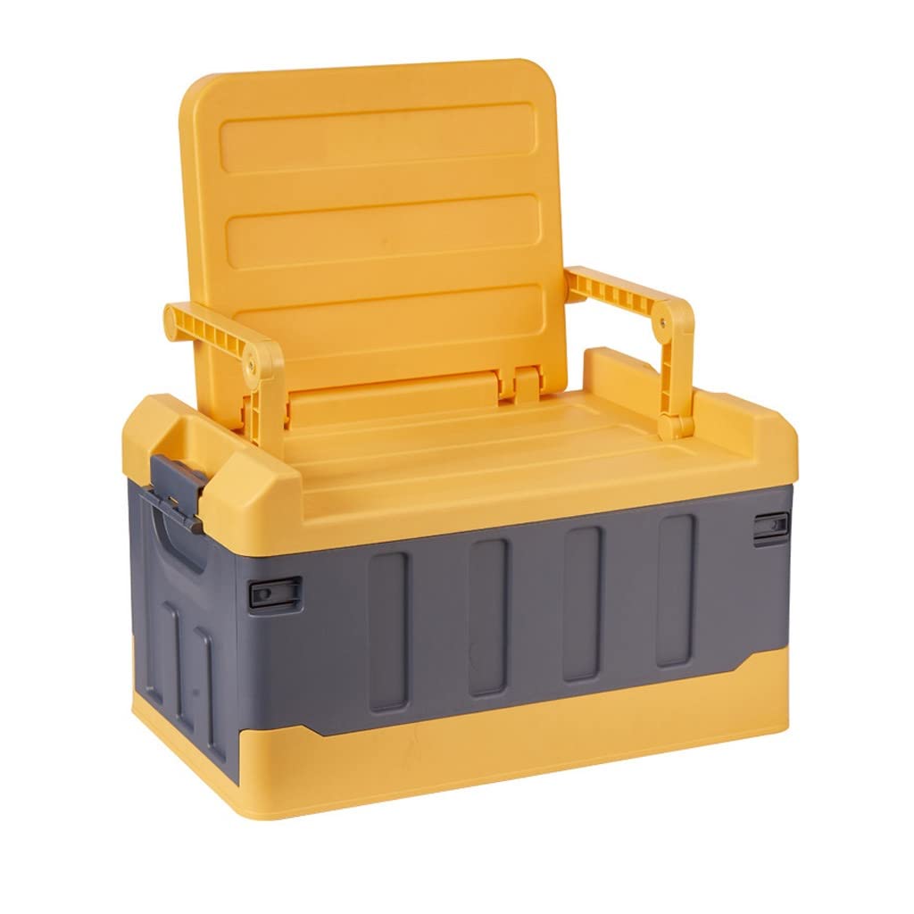 Car Trunk Organizer with Built-In Chair for Camping