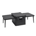 Waterproof Metal Camping Storage Box with Expandable Tabletop