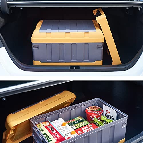 Car Trunk Organizer with Built-In Chair for Camping