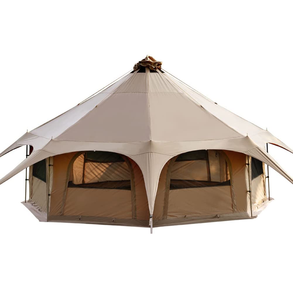 Large Cotton Teepee Glamping Tent for 8–10 People
