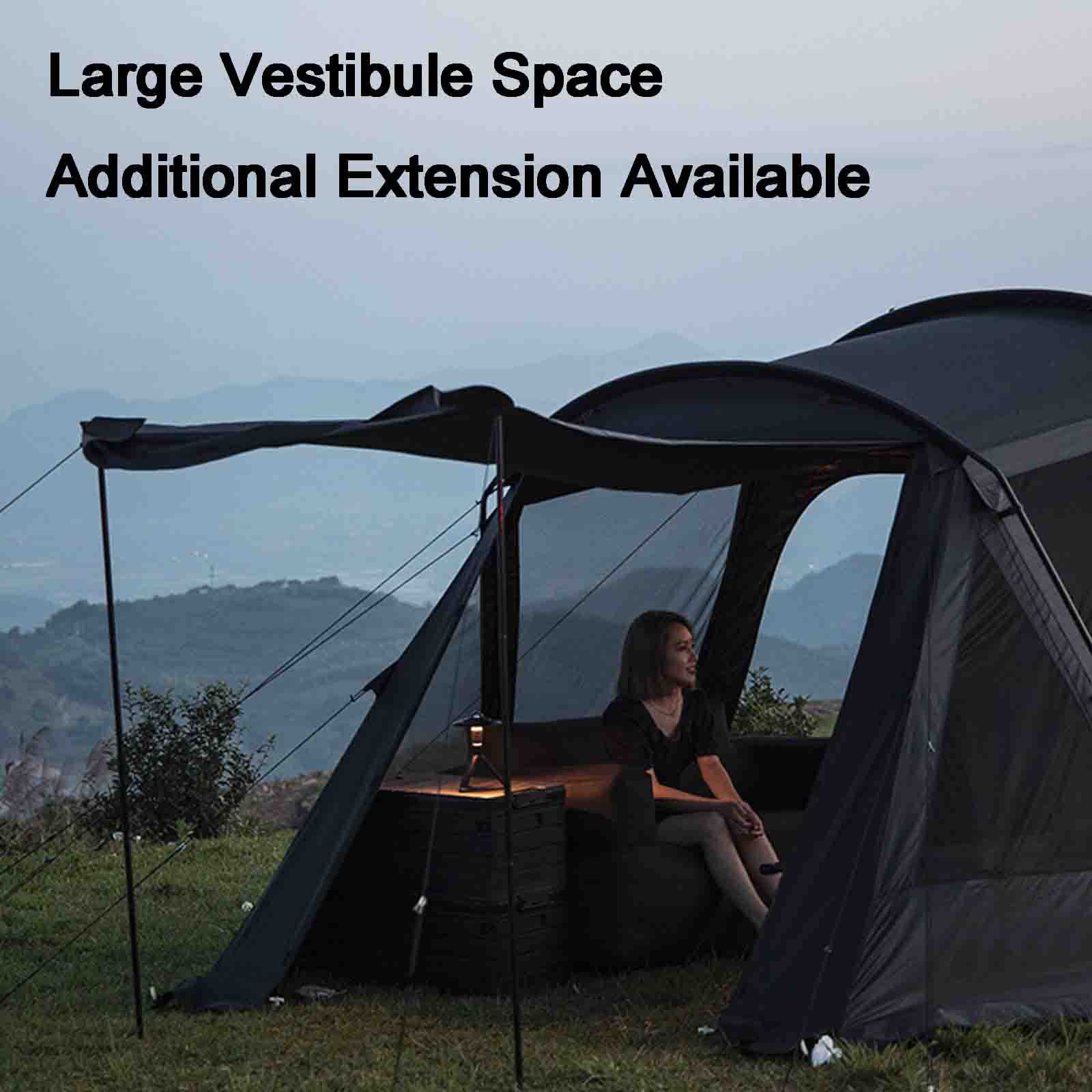 5–8 Person Family Tunnel Camping Tent