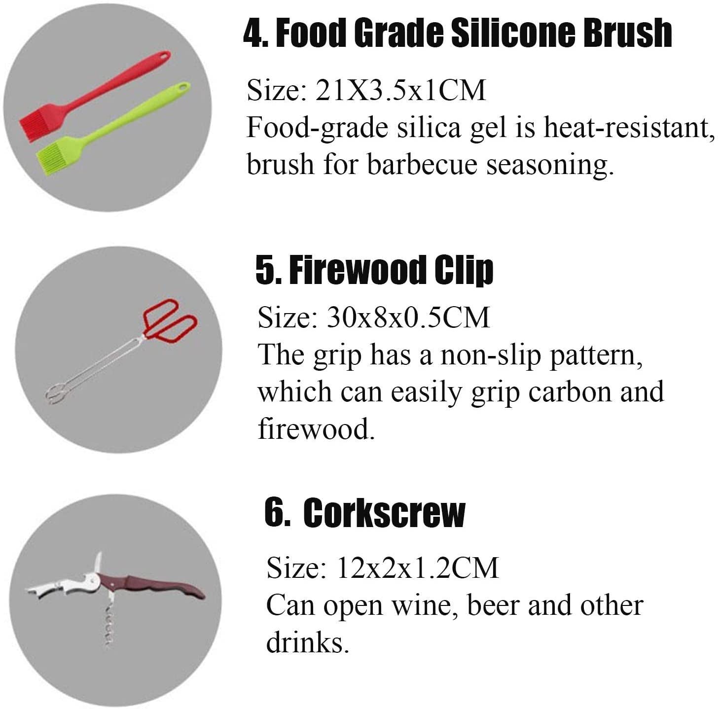 Heavy-Duty Stainless Steel BBQ Grill Tool Set with Storage Case