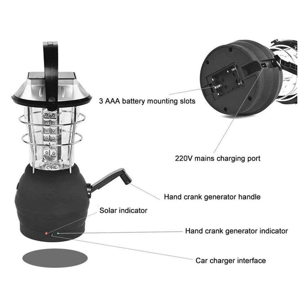 120LM Rechargeable LED Camping Lantern & Flashlight