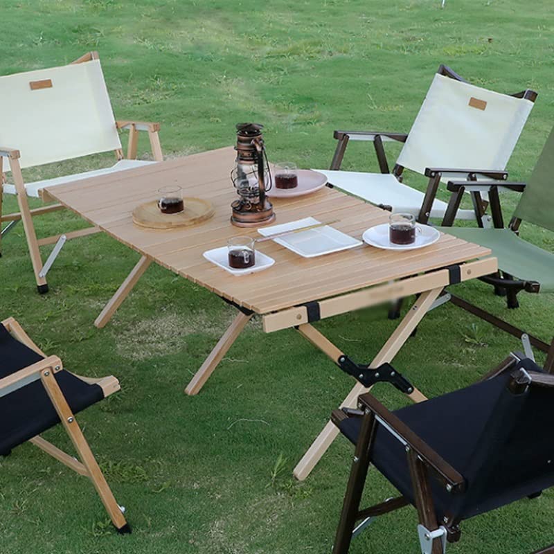 Portable Walnut Folding Camping Picnic Table