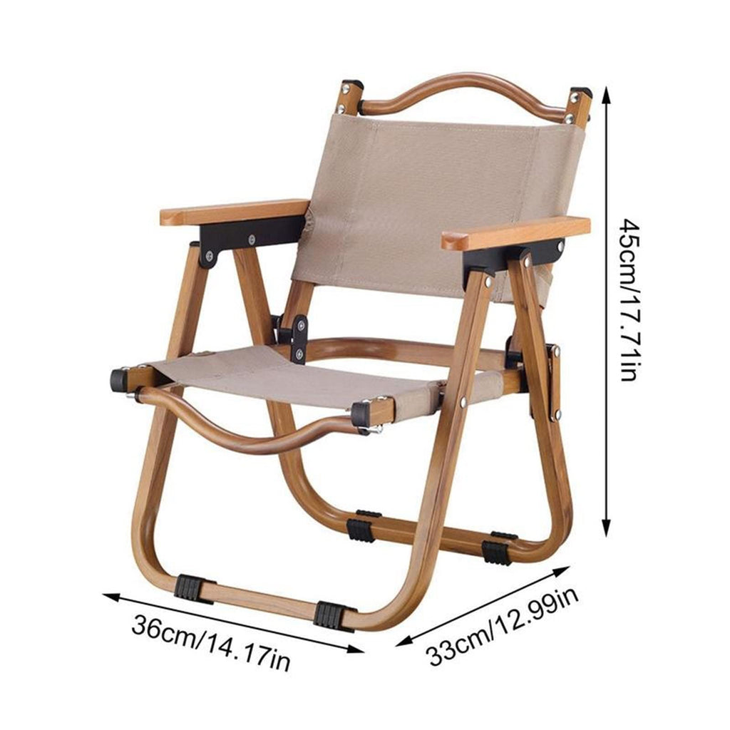 Lightweight Folding Camping Chair with Backrest