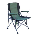 Adjustable Folding Recliner Camping Chair with Cup Holder
