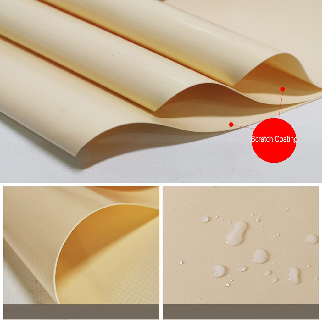 Waterproof Canvas Camping Tarp Sunshade with Grommets