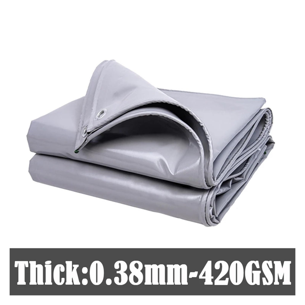 Heavy-Duty Waterproof PVC Canvas Tarp Cover