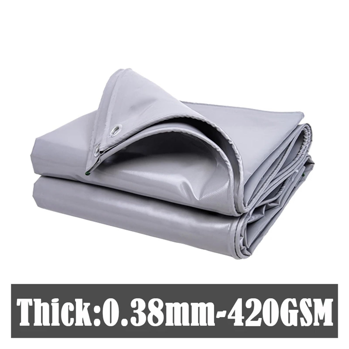 Heavy-Duty Waterproof PVC Canvas Tarp Cover