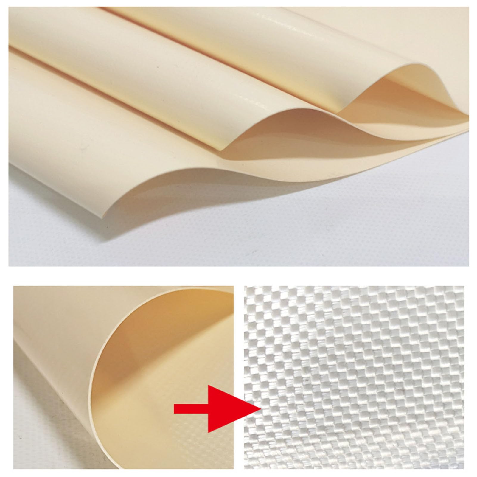 Waterproof Canvas Camping Tarp Sunshade with Grommets