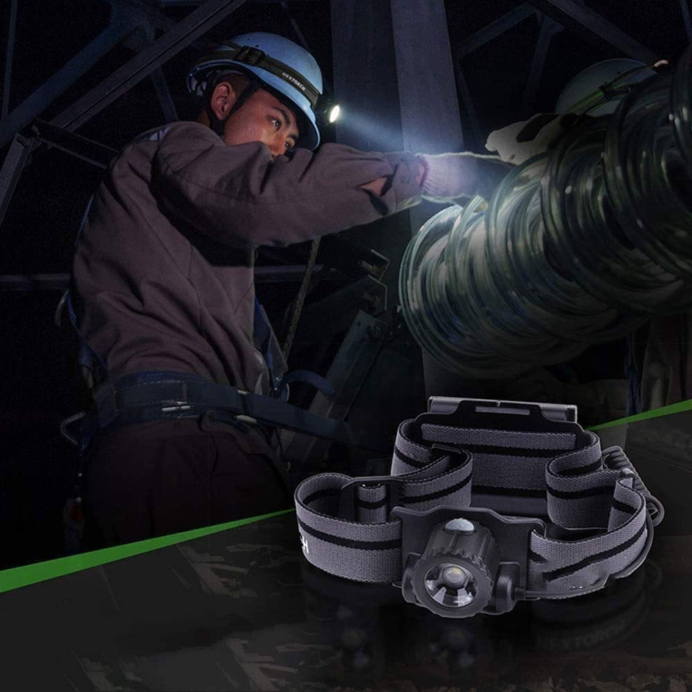 6000-Lumen Rechargeable Waterproof LED Headlamp