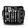 20-Piece Stainless Steel BBQ Grill Tool Set with Carry Bag
