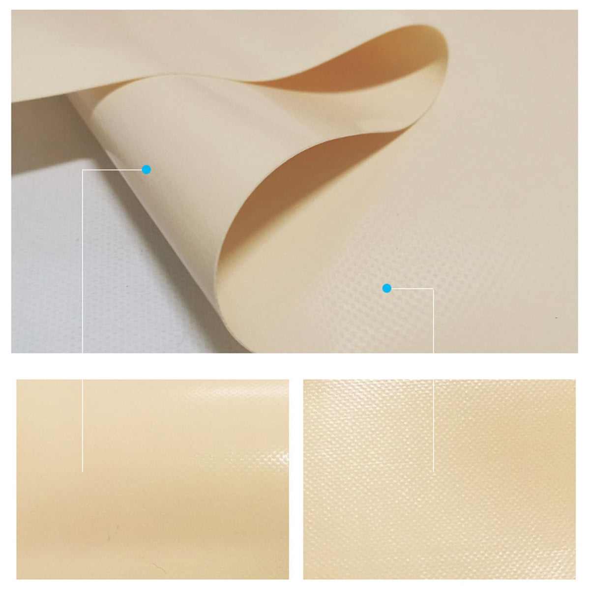 Waterproof Canvas Camping Tarp Sunshade with Grommets