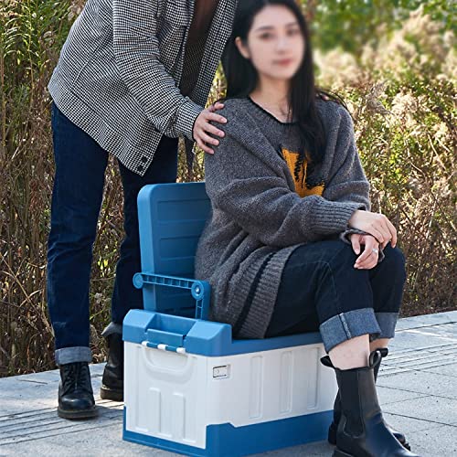 Car Trunk Organizer with Built-In Chair for Camping