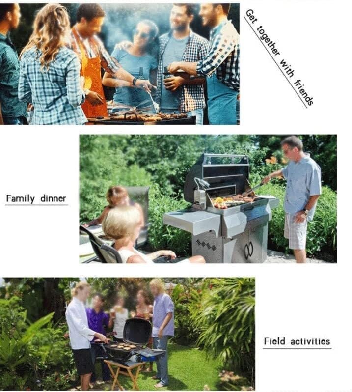 20-Piece Stainless Steel BBQ Grill Tool Set with Carry Bag