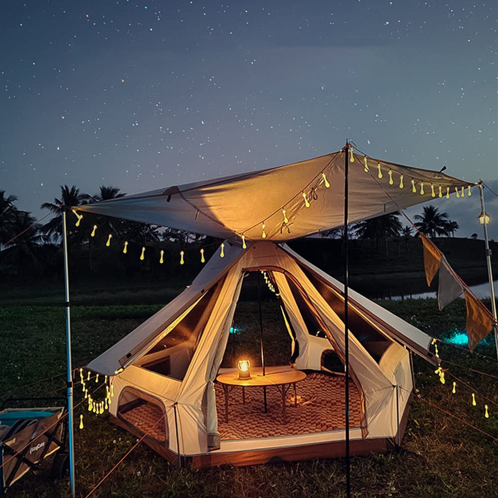 5–8 Person Waterproof Yurt Bell Camping Tent