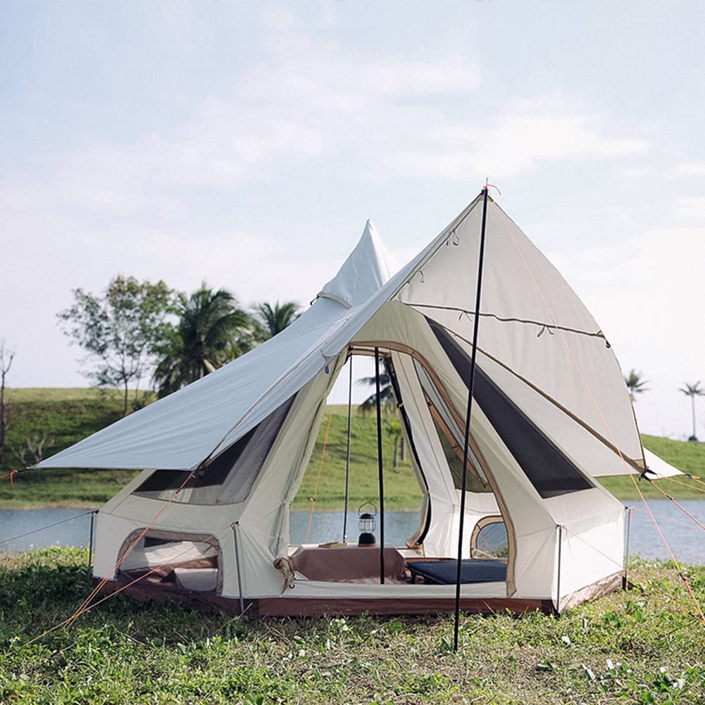 5–8 Person Waterproof Yurt Bell Camping Tent