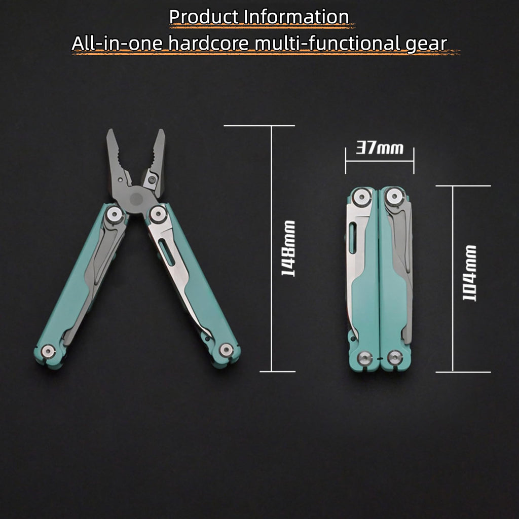 Premium 20-in-1 Multi-Tool Pliers for Camping & DIY