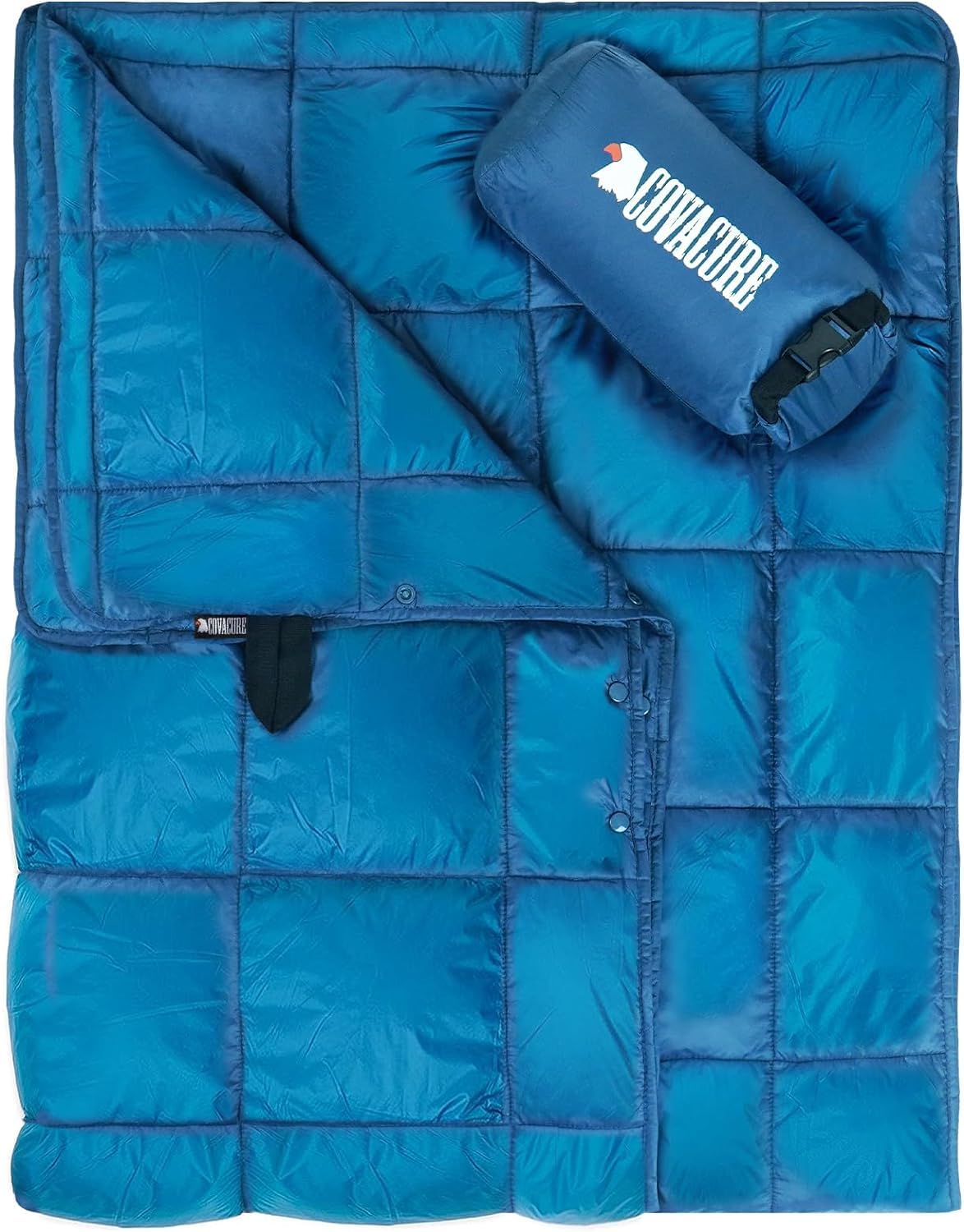 Packable Down Alternative Camping Blanket 57×78″