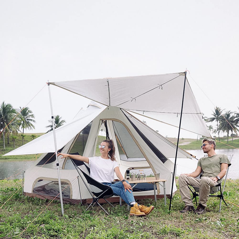 5–8 Person Waterproof Yurt Bell Camping Tent