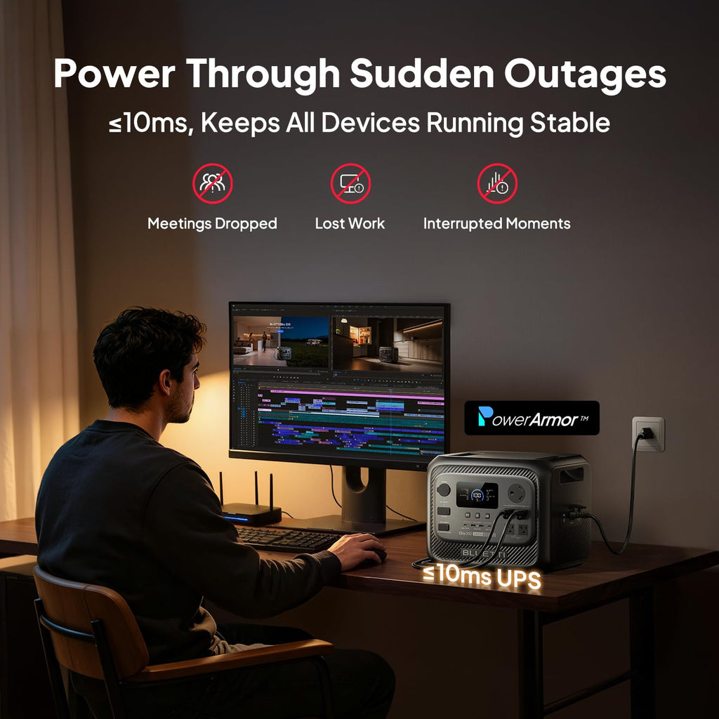 BLUETTI Elite 300 Portable Power Station (2026 New), 3014.4Wh LiFePO4