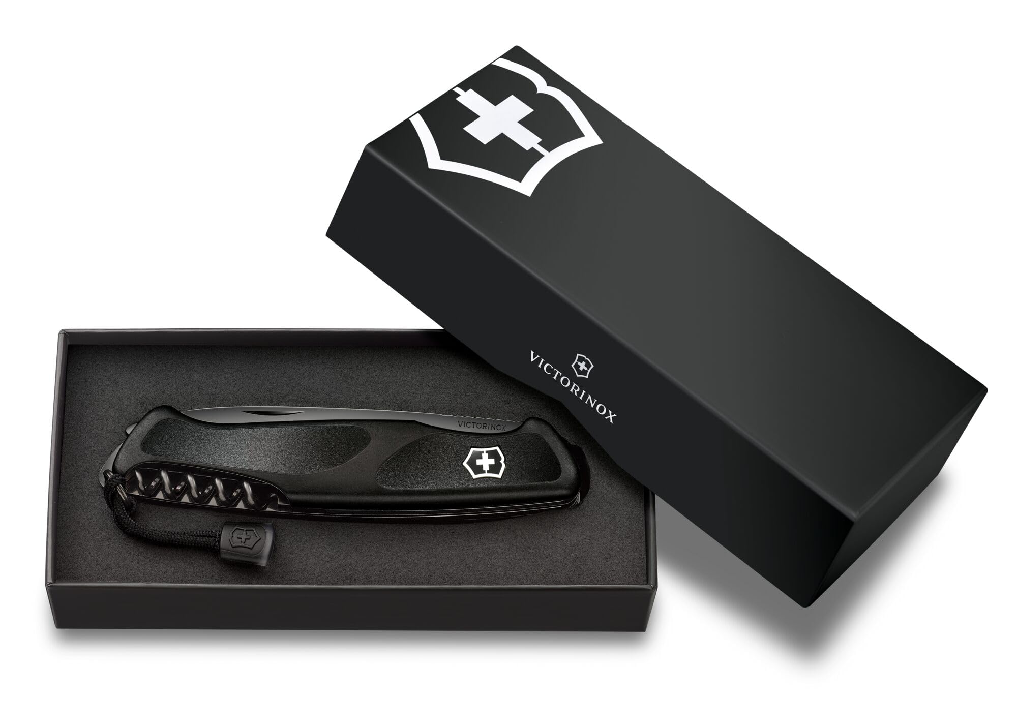 Victorinox Camping Ranger Grip 55 Knife Set, Onyx Black