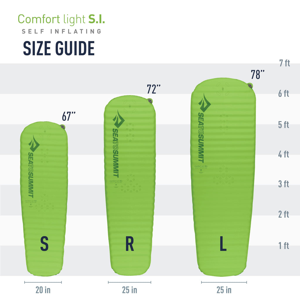 Comfort Light Self-Inflating Camping Sleeping Pad