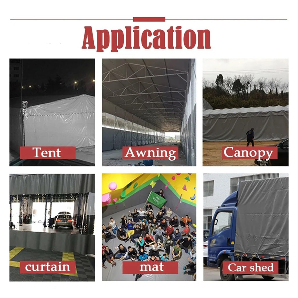 Heavy-Duty Waterproof PVC Canvas Tarp Cover
