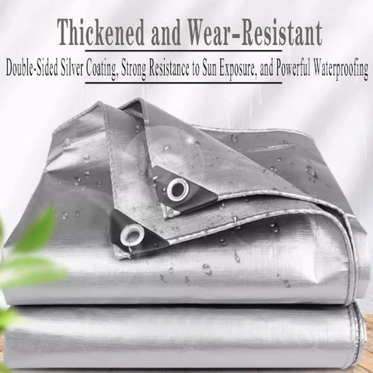 Lightweight PE Sunshade Tarp with Eyelets