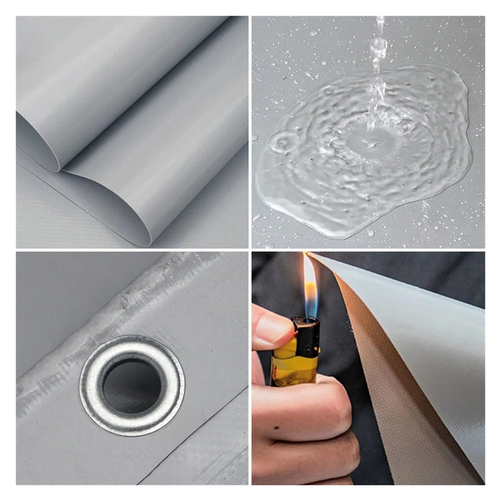 Heavy-Duty Waterproof PVC Canvas Tarp Cover