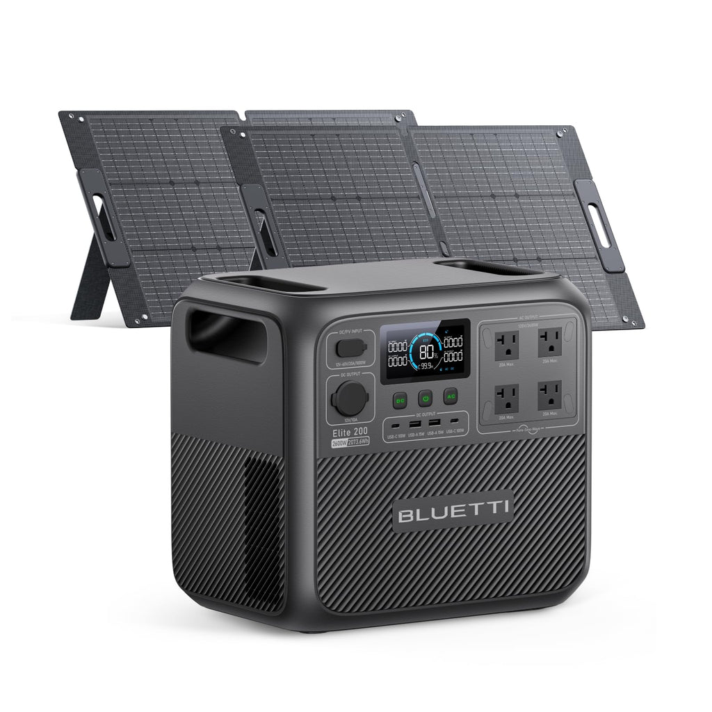 2073.6Wh Portable Power Station with 2600W AC Output