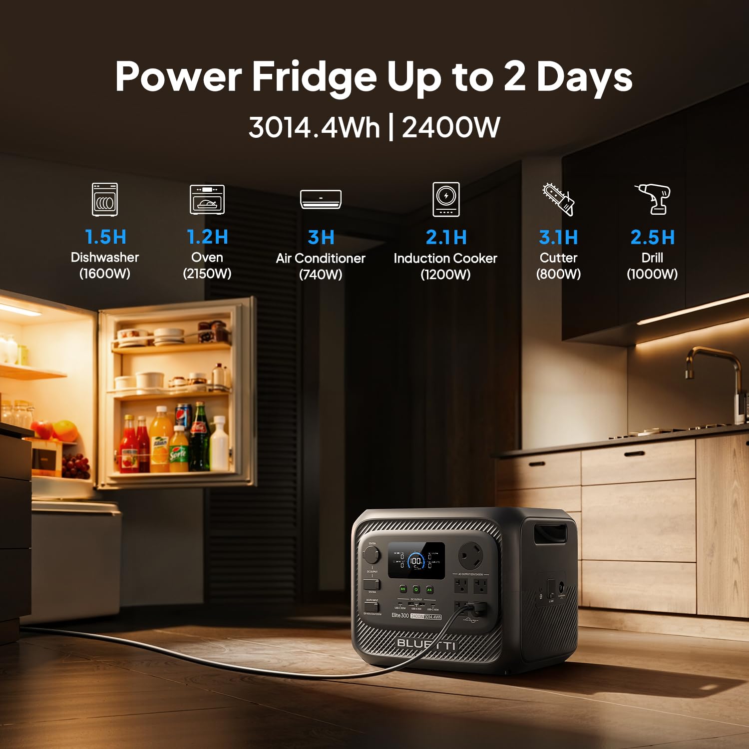 BLUETTI Elite 300 Portable Power Station (2026 New), 3014.4Wh LiFePO4