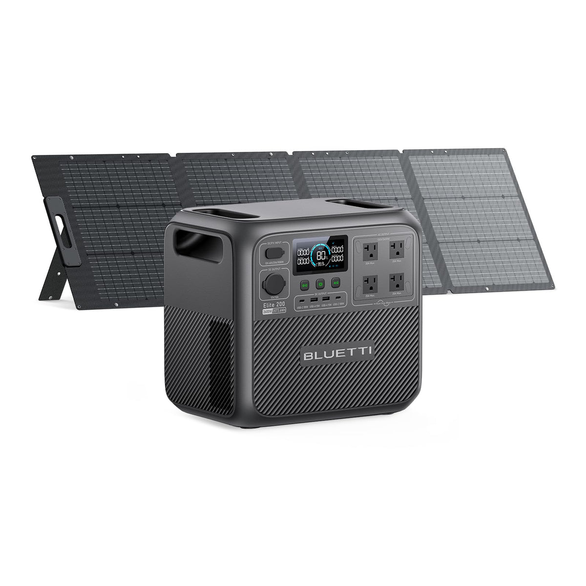 2073.6Wh Portable Power Station with 2600W AC Output
