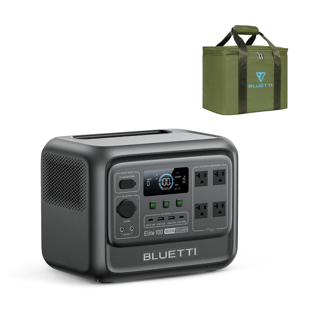 BLUETTI Elite 100 V2 Portable Power Station for Camping 1024Wh 1800W