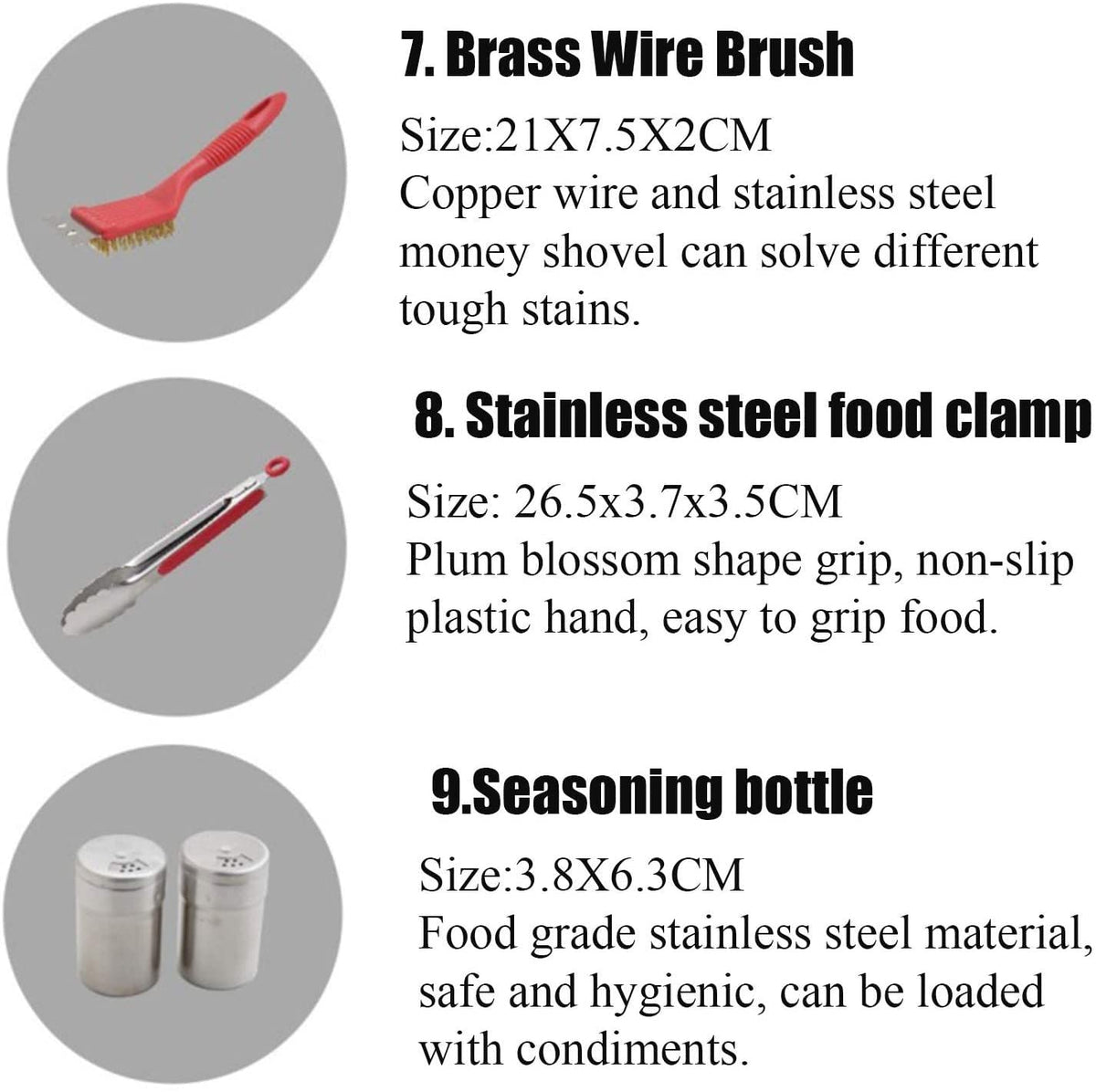 Heavy-Duty Stainless Steel BBQ Grill Tool Set with Storage Case