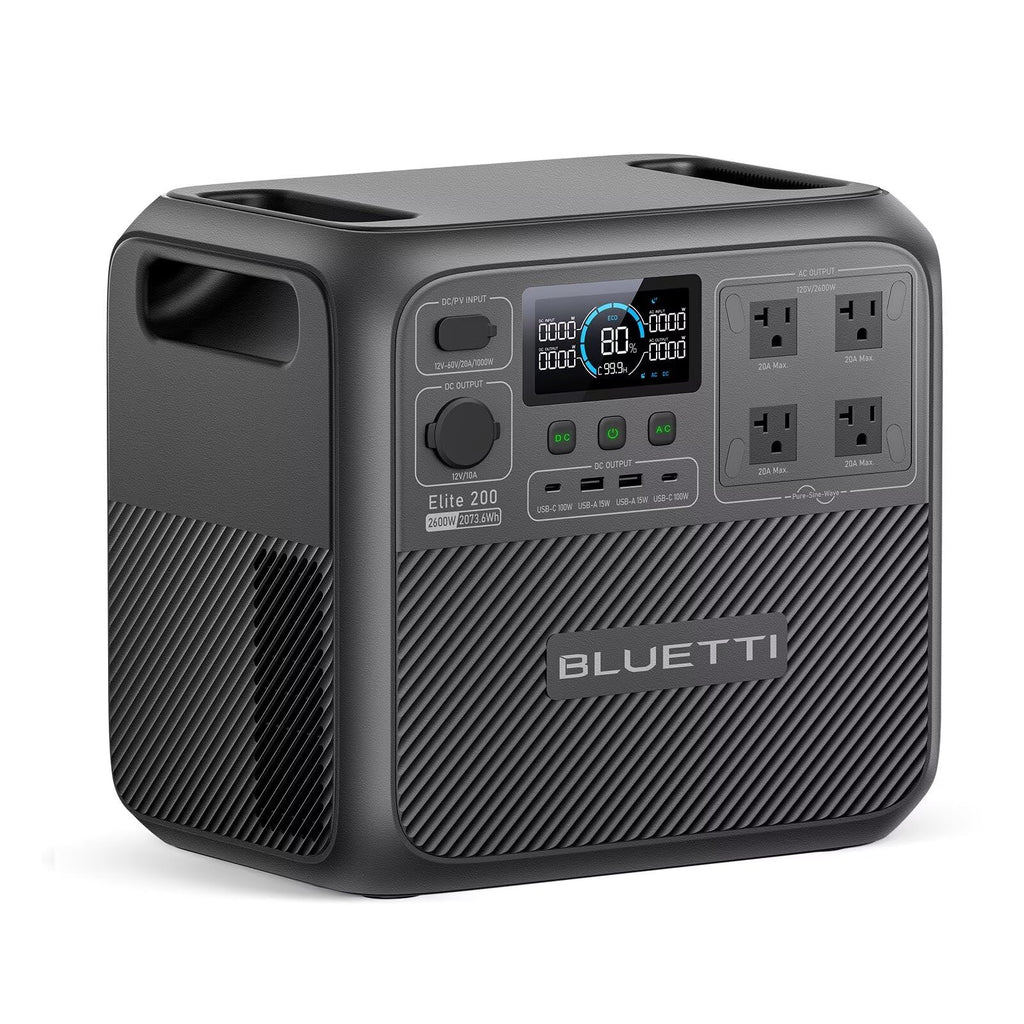 2073.6Wh Portable Power Station with 2600W AC Output