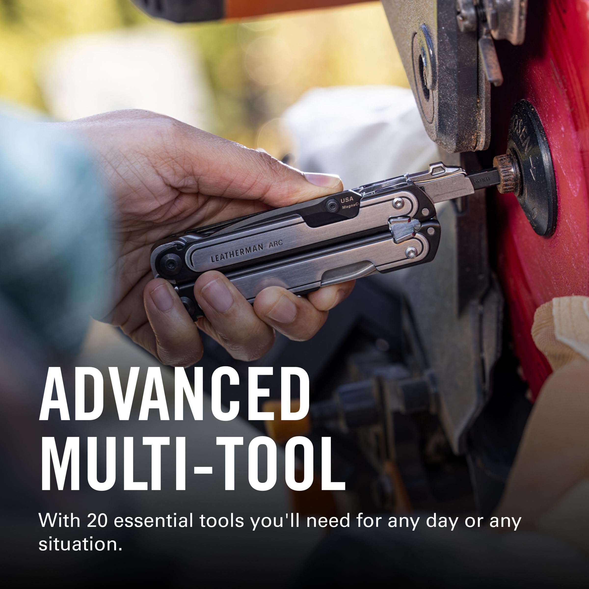 20-in-1 Multi-Tool with Premium Steel Knife Blade