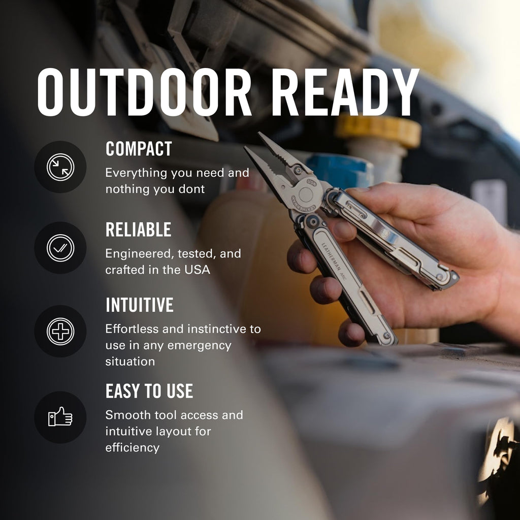 20-in-1 Multi-Tool with Premium Steel Knife Blade