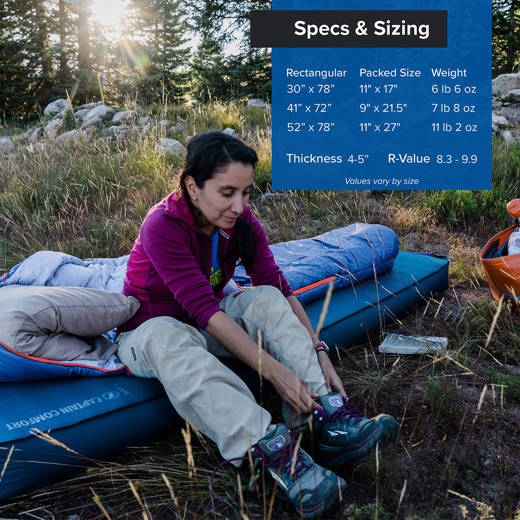 Big Agnes Captain Comfort Deluxe Camp - Sleeping Pad